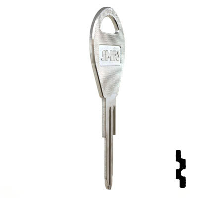 Uncut Key Blank | Nissan | X243 ( DA38 ) Automotive Key JMA USA