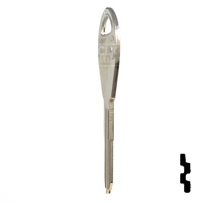 Uncut Key Blank | Nissan | X243 ( DA38 ) Automotive Key JMA USA