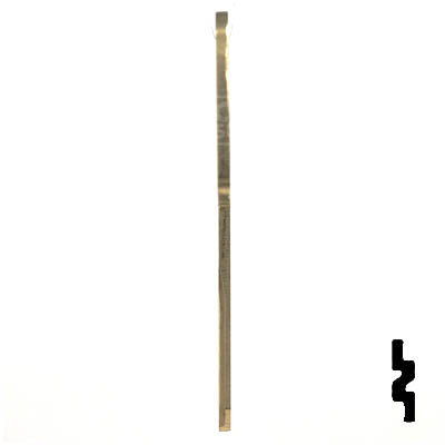 Uncut Key Blank | Nissan | X268 ( DA39 ) Automotive Key Ilco