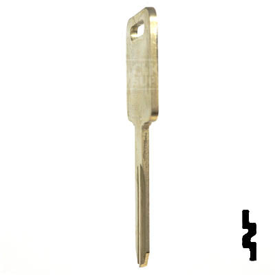 Uncut Key Blank | Nissan | X268 ( DA39 ) Automotive Key Ilco