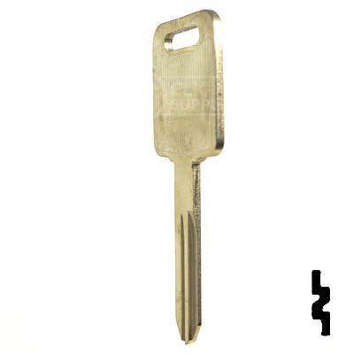 Uncut Key Blank | Nissan | X268 ( DA39 ) Automotive Key Ilco
