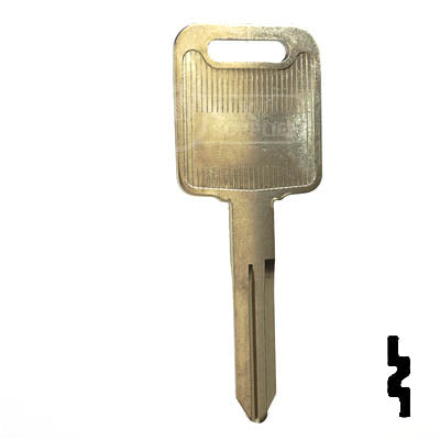 Uncut Key Blank | Nissan | X268 ( DA39 ) Automotive Key Ilco