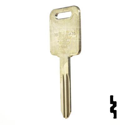 Uncut Key Blank | Nissan | X268 ( DA39 ) Automotive Key Ilco