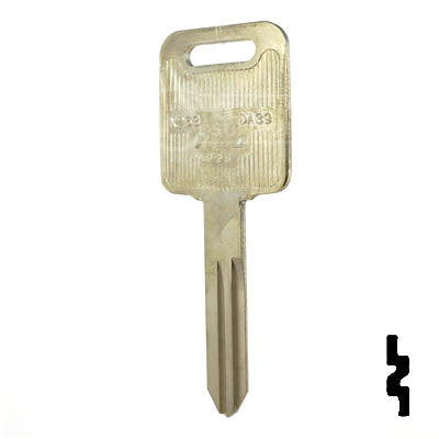 Uncut Key Blank | Nissan | X268 ( DA39 ) Automotive Key Ilco