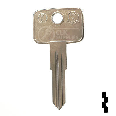 X168 ( B61 ) GM Key Automotive Key JMA USA