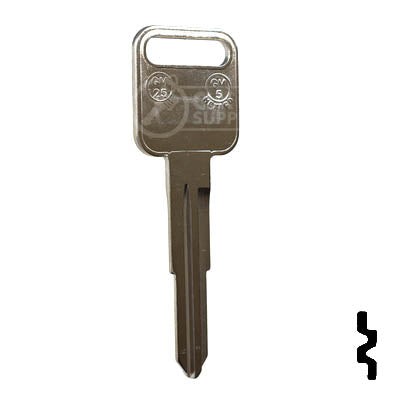 X184 ( B65 ) Geo And Others Key Automotive Key JMA USA