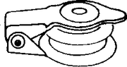 CompX Metal Dust Cover for Cam Locks Cylinders & Hardware COMPX SECURITY