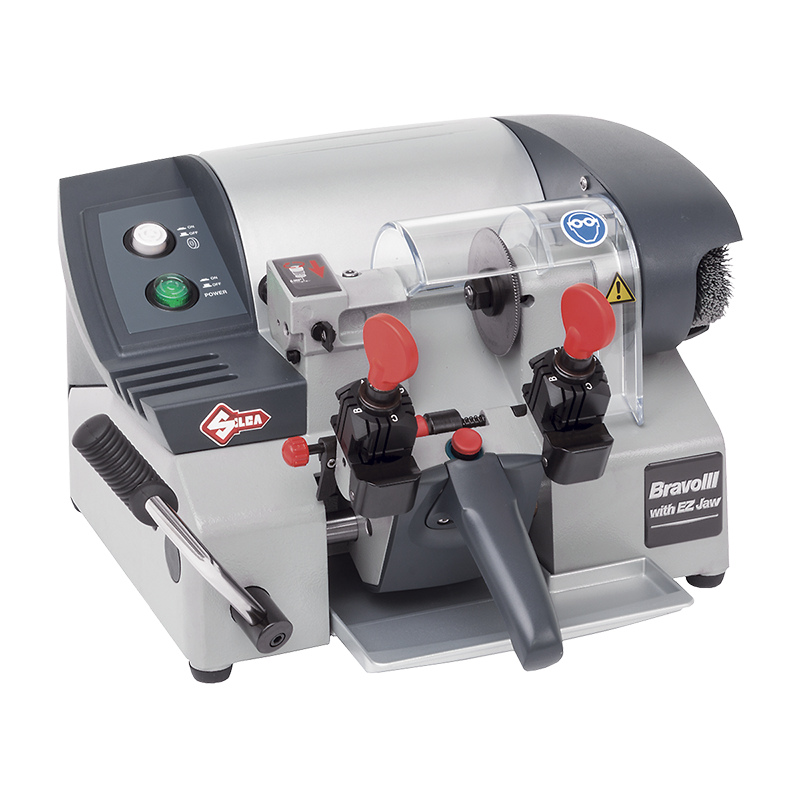 Ilco Bravo III With EZ-Jaw, Semi-Automatic Key Machine Edge Key Duplicator Ilco