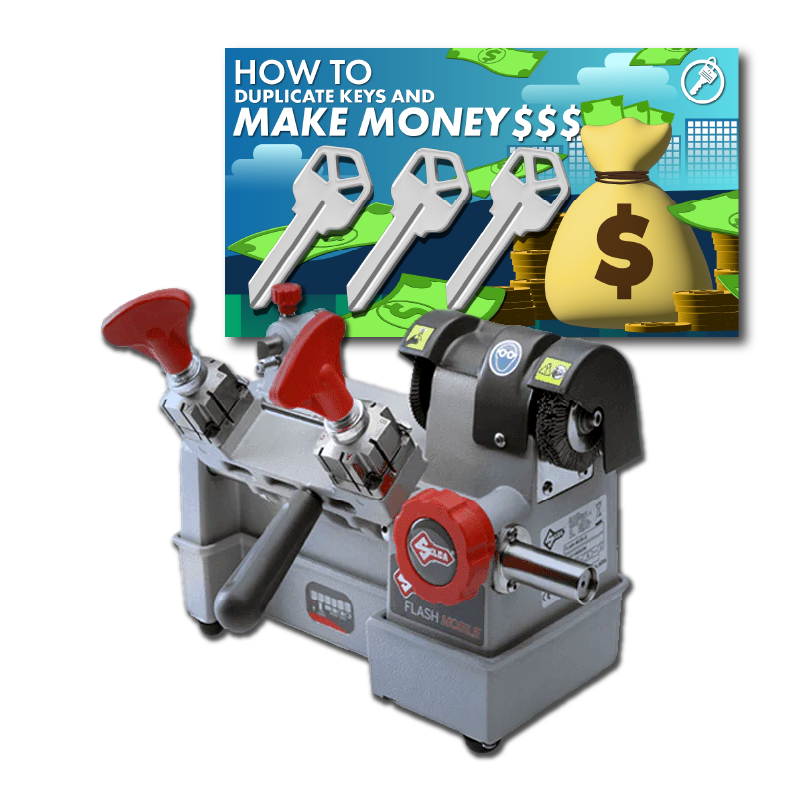 Ilco Flash Mobile & How to Duplicate Keys & Make Money Online Course Combo Edge Key Duplicator Ilco