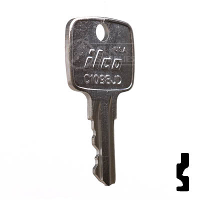 C1098JD John Deere Key Equipment Key Ilco
