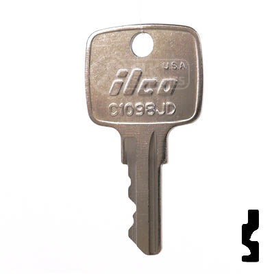 C1098JD John Deere Key Equipment Key Ilco