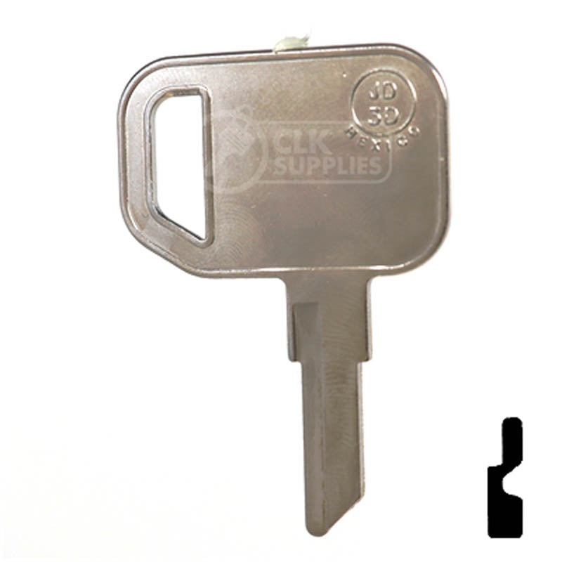 E1098JD John Deere Yard Tractor Key Equipment Key JMA USA