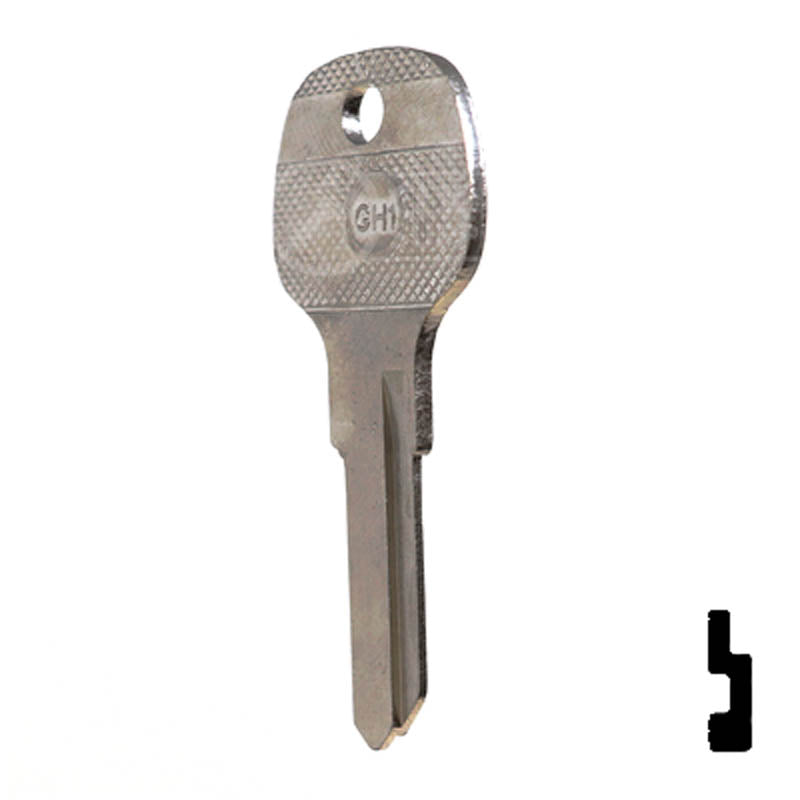 GH1 Bobcat Key Equipment Key Ilco