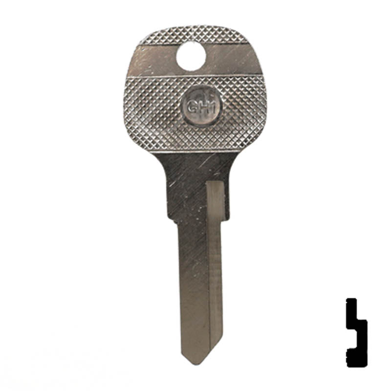 GH1 Bobcat Key Equipment Key Ilco