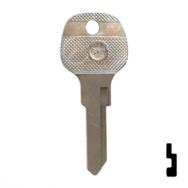 GH1 Bobcat Key Equipment Key Ilco