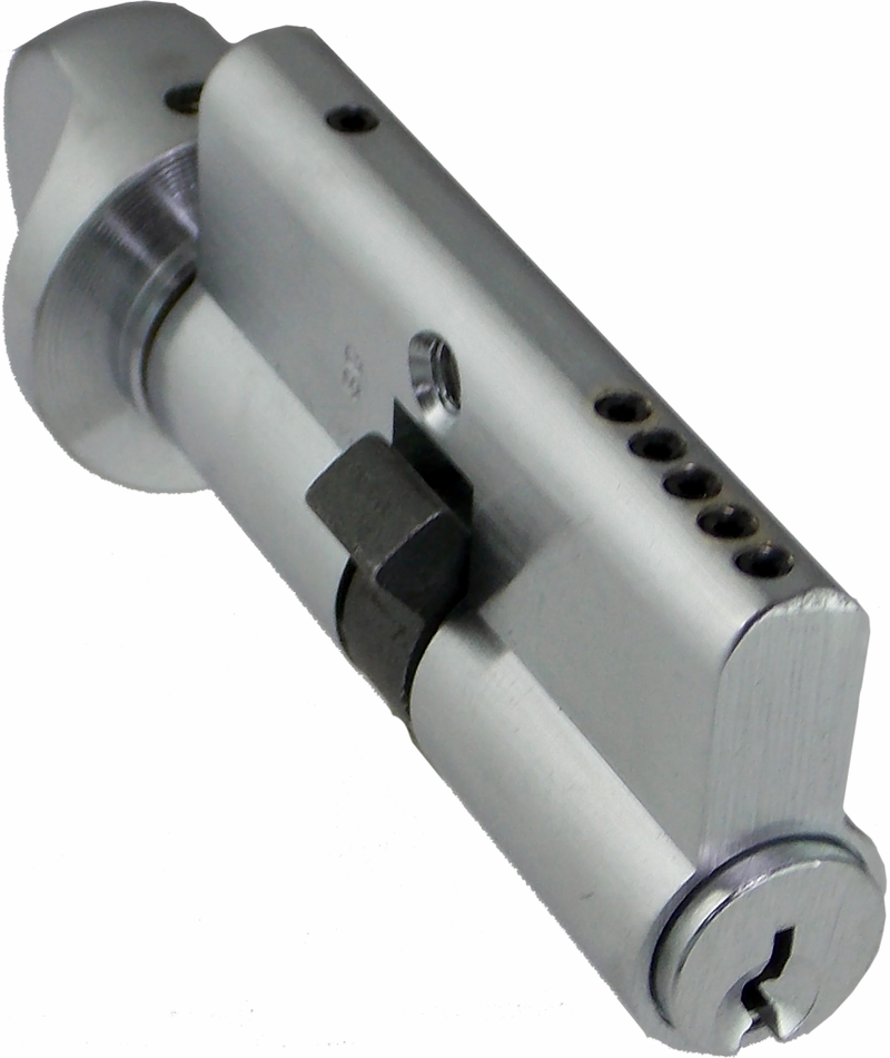 Single Sided Profile Cylinder Yale Keyway 26D with Thumb Turn Euro Profile Cylinder GMS Industries
