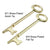 Notch and Flat Skeleton Keys 2/pk Key Chains & Tags Lucky Line