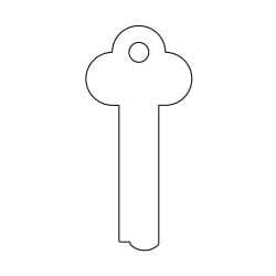 Uncut Key Blank | Mosler | 723 Key Blanks Ilco