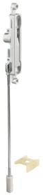 Flush Bolt 1/8" Offset with 7/8" Backset, with Guide- Aluminum Paint Flush Bolts International Door Closers