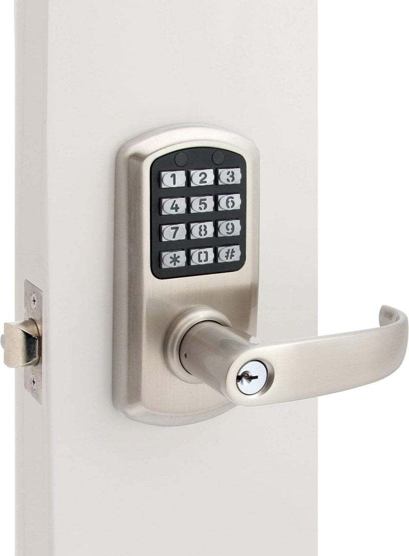 TownSteel E-Elite 2000 Series Grade 1 Push Button Electronic Lock -Satin Chrome Electronic Lock TownSteel