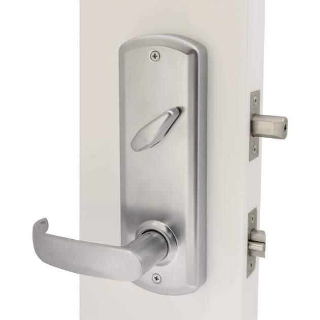 TownSteel E-Genius 2000 Series Grade 1 Interconnected Push Button Electronic Lock 5 1/2" On Center-Satin Chrome Electronic Lock TownSteel