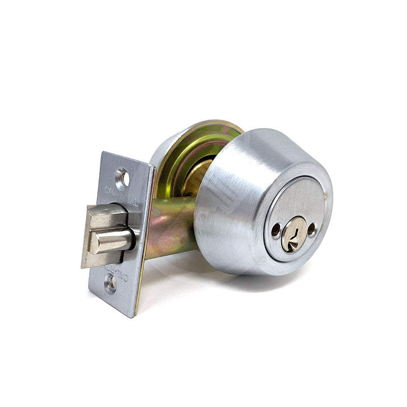 Cal-Royal Gate Latch -Double Deadbolt - Schlage C - US26D Grade 2 Deadbolt Cal-Royal