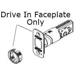 Grade 2 Drive In Faceplate Piece For Deadbolts Locksets PHG