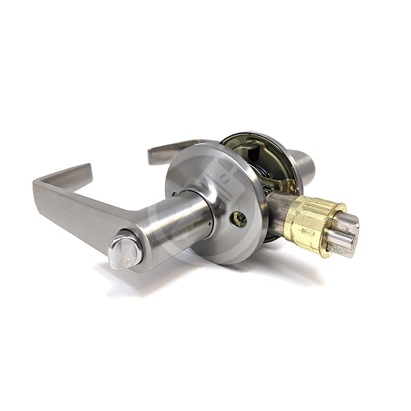 Citiloc Lake Tahoe Entry Lever US15 Drive In Latch with Mortise Adaptor Plate-KW1 Grade 3 Lever PHG