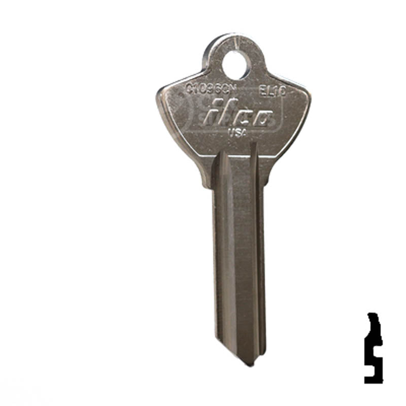 EL10, C1096CN Craftsman Tool Box Key Hitch-Tool Box-Utility Key Ilco