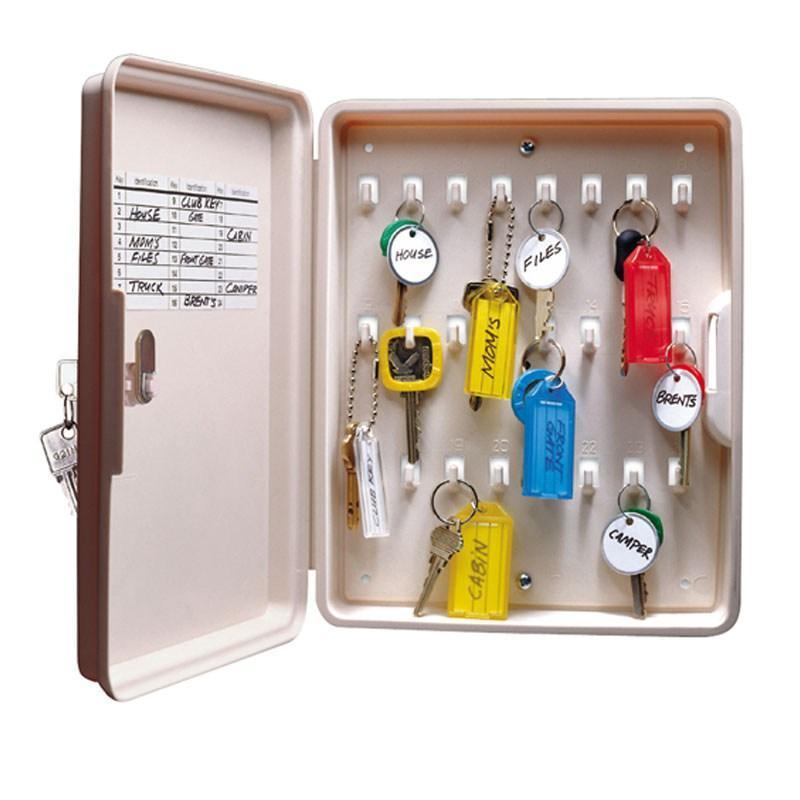 Non-Locking Key Organizer 24 Hooks LocK Boxes Lucky Line