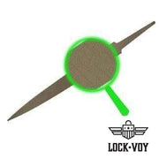 Flat "Warding" 6" Long No. 2 Cut Key File - Swiss Made Locksmith Tools LockVoy