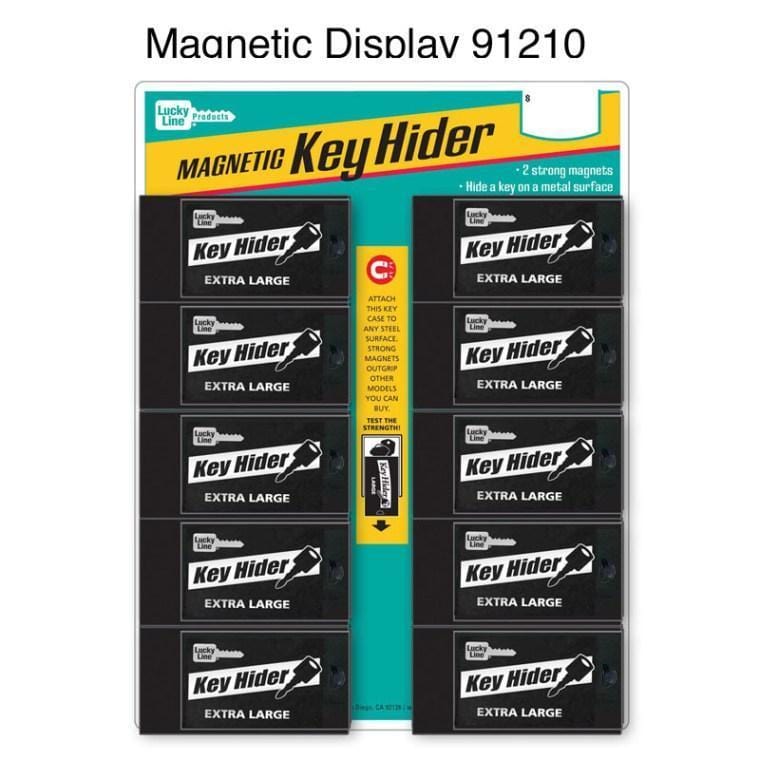 Extra Large Magnetic Key Hider 10/card Key Chains & Tags Lucky Line