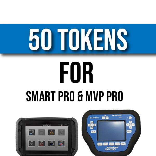 50 Program Tokens For Advanced Diagnostics MVP Pro, Smart Pro Automotive Tools Advanced Diagnostics