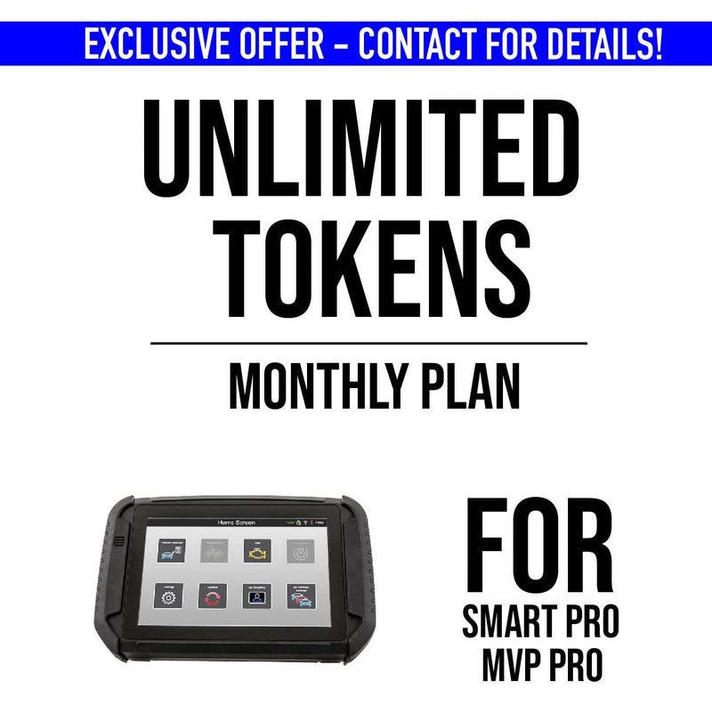 Unlimited Token Plan for Advanced Diagnostics Smart Pro- Monthly Plan Automotive Tools Advanced Diagnostics