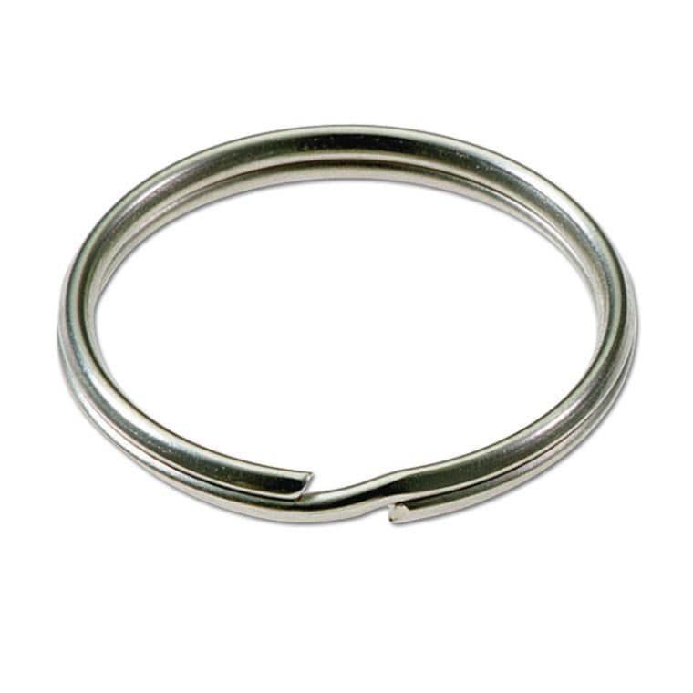 1 3/4" Nickel Plated Split Keyrings 100/Bag Key Chains & Tags Lucky Line