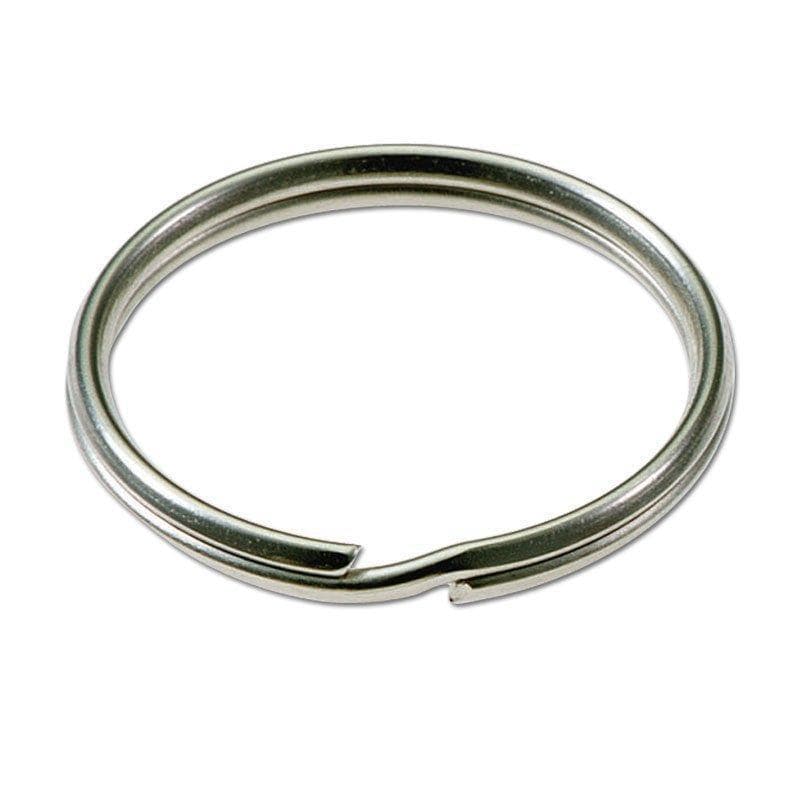 3/4" Nickel Plated Split Keyrings 100/Bag Key Chains & Tags Lucky Line