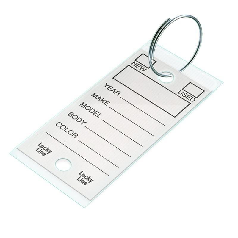  250 Pieces Metal Rim Tags Key Tags Blank Round Paper