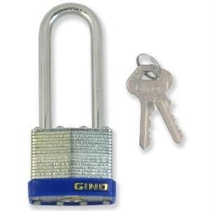 Gino 40MM Long Shackle Padlock KA #B Padlocks Gino