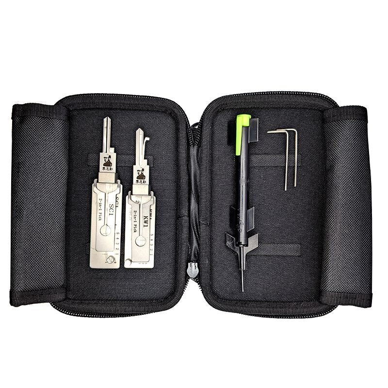 Lockpick Lodge Kit - Comes with all the Picks and Tools you need! Lock Pick Case LockVoy