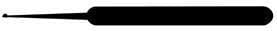 Small Half-Ball Pick w/Handle .022 Lock Picks Hudson-ESP-HPC