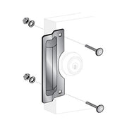 Latch Protector 7" Center Rose ELP-210 Locksets Pro-Lok