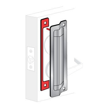 Latch Protector 11″ Rectangle ELP-250 Locksets Pro-Lok