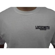 Locksmith T-Shirt - White Locksmith Apparel CLK