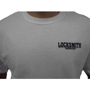 Locksmith T-Shirt - White Locksmith Apparel CLK