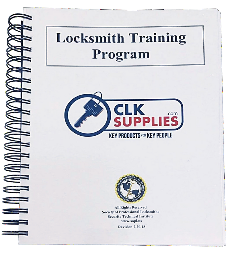 Locksmith Training Program Book Locksmith Training Program CLK