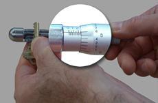 HPC Key Micrometer Straight Yoke Locksmith Tools Hudson-ESP-HPC