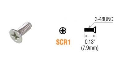 GMS SCR-1 Cam Screw - Pack of x10 Cylinders & Hardware GMS Industries