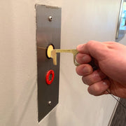 Brass Touchless Door Opener + Stylus Novelty Key Accessory Lucky Line