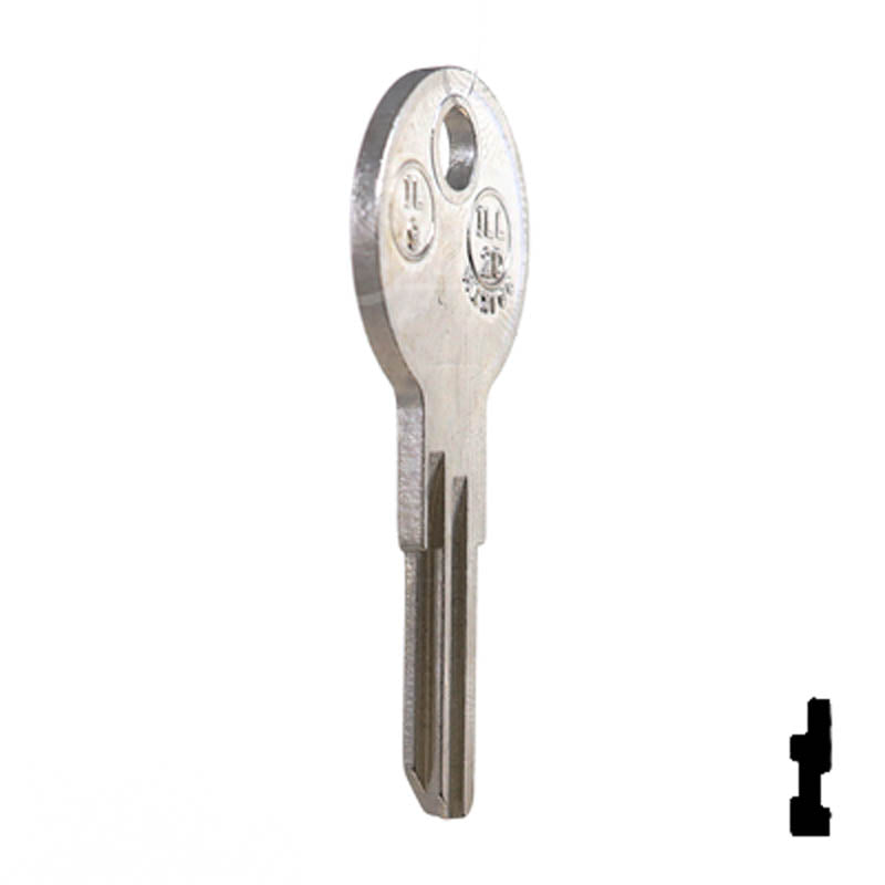1043B, IL9 Illinois Key Office Furniture-Mailbox Key JMA USA