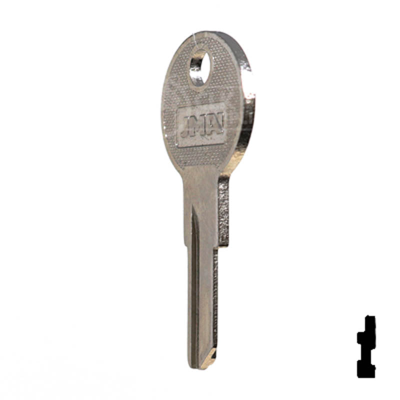 1043B, IL9 Illinois Key Office Furniture-Mailbox Key JMA USA